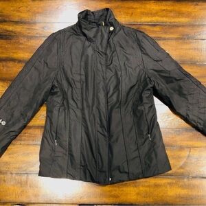 Calvin Klein Womens Size Large Performance Black Jacket